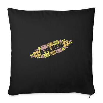 Mutti Ayleen - Sofakissenbezug 45 x 45 cm - Schwarz - Vorne