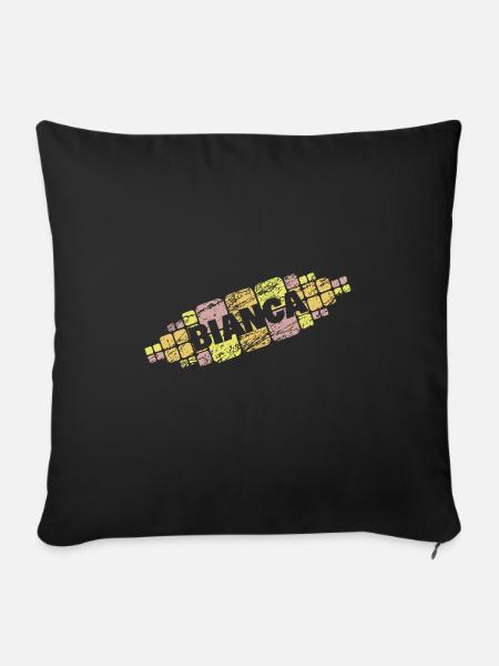 Mutter Bianca - Sofakissenbezug 45 x 45 cm - Schwarz