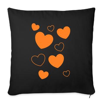 Cadeau pour la fête des mères : Idée de cadeau pour la fête des mères - Housse de coussin décorative 45 x 45 cm - noir - Devant