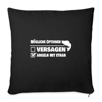 Barsch Ethan - Sofakissenbezug 45 x 45 cm - Schwarz - Vorne