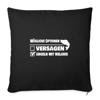 melanieals melanie - Sofakissenbezug 45 x 45 cm - Schwarz - Vorne