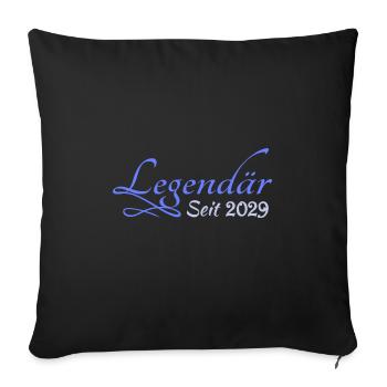 Heldin 2029 - Sofakissenbezug 45 x 45 cm - Schwarz - Vorne
