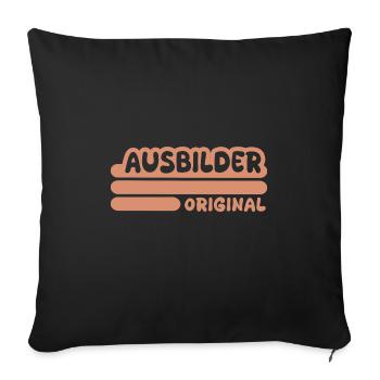 Trainer as a profession - Sofa pillowcase 17,3'' x 17,3'' (45 x 45 cm) - black - Front