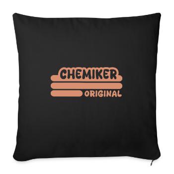 Chemiker - Sofakissenbezug 45 x 45 cm - Schwarz - Vorne