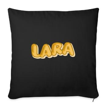 Holiday Lara - Sofa pillowcase 17,3'' x 17,3'' (45 x 45 cm) - black - Front