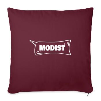 Speech Bubble Modist - Sofa pillowcase 17,3'' x 17,3'' (45 x 45 cm) - burgundy - Front