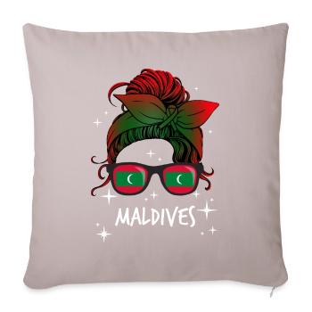 Maldives - Sofa pillowcase 17,3'' x 17,3'' (45 x 45 cm) - light taupe - Front