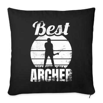 Best Archer - Sofa pillowcase 17,3'' x 17,3'' (45 x 45 cm) - black - Front
