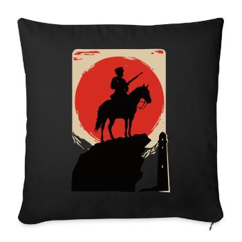 Abrek - Sofakissenbezug 45 x 45 cm - Schwarz - Vorne
