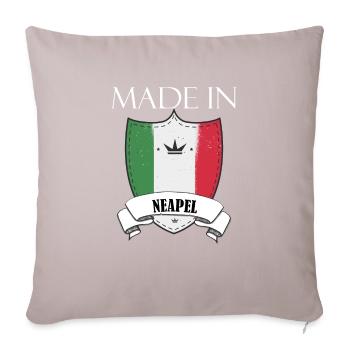 Made in Naples - Sofa pillowcase 17,3'' x 17,3'' (45 x 45 cm) - light taupe - Front