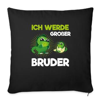 Großer Bruder - Sofakissenbezug 45 x 45 cm - Schwarz - Vorne