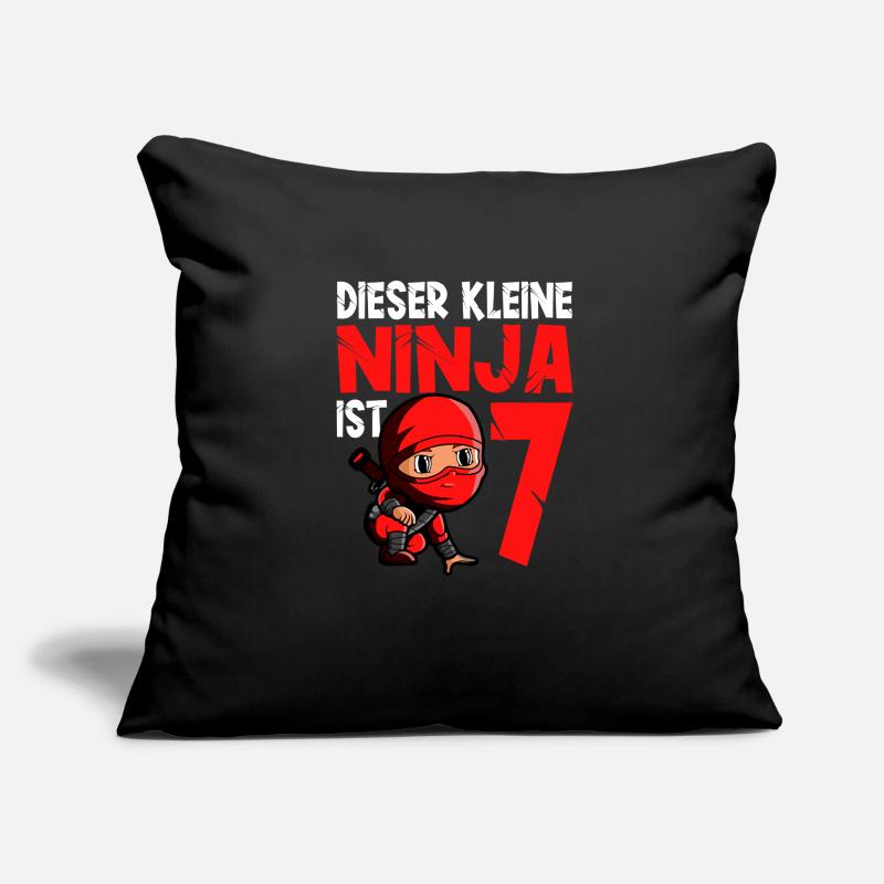Kostüm Ninja 7. Geburtstag Junge Sofakissenbezug 45 x 45 cm