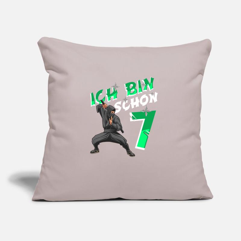 Kostüm Ninja 7. Geburtstag Junge Sofakissenbezug 45 x 45 cm