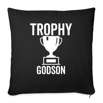 Trophée Godson - Housse de coussin décorative 45 x 45 cm - noir - Devant