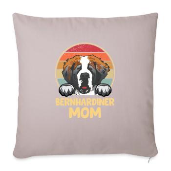 St. Bernard Gift Dogs - Sofa pillowcase 17,3'' x 17,3'' (45 x 45 cm) - light taupe - Front