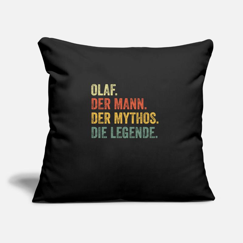 Olaf Mann Mythos Legende Vorname Name Sofakissenbezug 45 x 45 cm