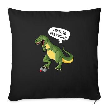 Petanque Boule Game Set Boccia - Sofa pillowcase 17,3'' x 17,3'' (45 x 45 cm) - black - Front
