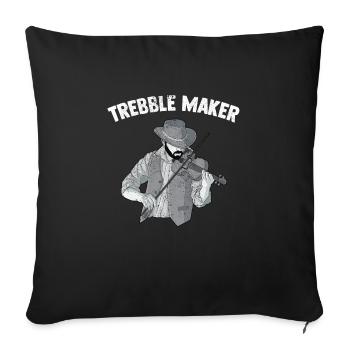 Violon Violon Viola Cello Musicien Instrument - Housse de coussin décorative 45 x 45 cm - noir - Devant
