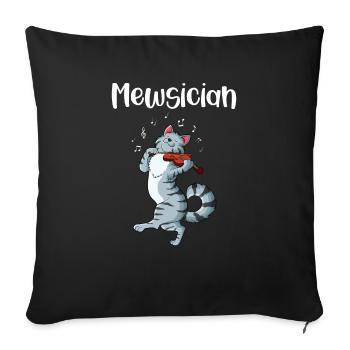 Violon Violon Viola Cello Musicien Instrument - Housse de coussin décorative 45 x 45 cm - noir - Devant