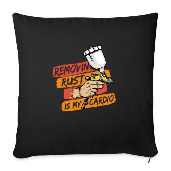 Auto Body Painter Auto Maler Sprayer - Sofa pillowcase 17,3'' x 17,3'' (45 x 45 cm) - black - Front