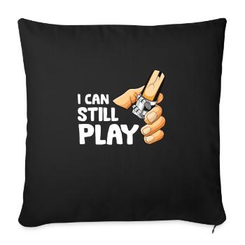 Clarinet Player Orchestra Musicians - Sofa pillowcase 17,3'' x 17,3'' (45 x 45 cm) - black - Front