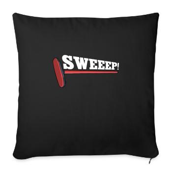 Attirer - Housse de coussin décorative 45 x 45 cm - noir - Devant