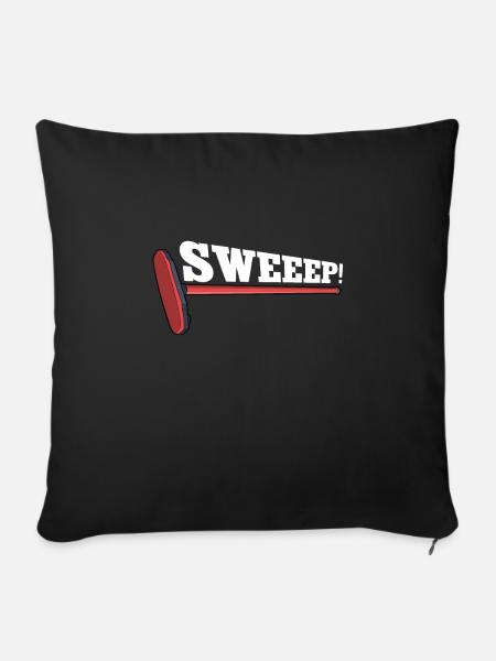 Locken - Sofakissenbezug 45 x 45 cm - Schwarz