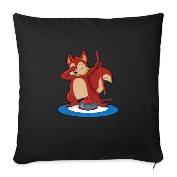 Attirer - Housse de coussin décorative 45 x 45 cm - noir - Devant