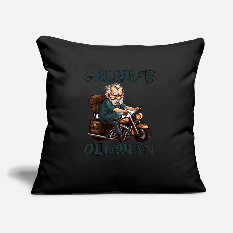 GRUMPY OLD MAN Sofa pillowcase 17,3'' x 17,3'' (45 x 45 cm)