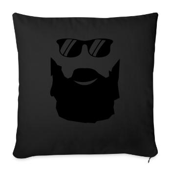 bart sonnenbrille - Sofakissenbezug 45 x 45 cm - Schwarz - Vorne