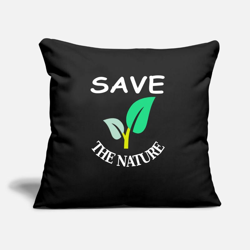 Save Nature Save the World Environment Gift Sofa pillowcase 17,3'' x 17,3'' (45 x 45 cm)