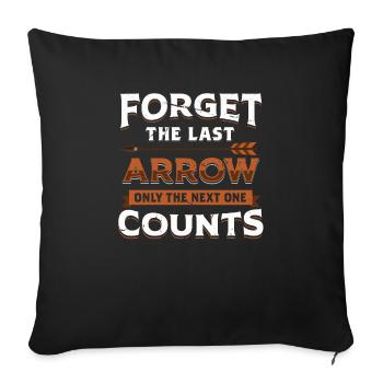 Archery Archery Bow - Sofa pillowcase 17,3'' x 17,3'' (45 x 45 cm) - black - Front