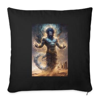 Genie Gini Mythology Myth Gift - Sofa pillowcase 17,3'' x 17,3'' (45 x 45 cm) - black - Front