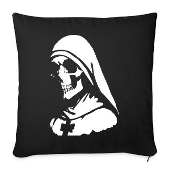 Fesseln Sie das Übernatürliche in Horror Nun, Sa - Sofakissenbezug 45 x 45 cm - Schwarz - Vorne