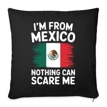 Mexico Mexico Mexican Spanish - Sofa pillowcase 17,3'' x 17,3'' (45 x 45 cm) - black - Front