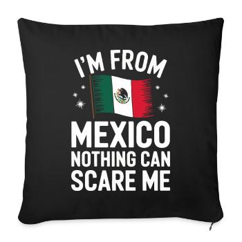Mexico Mexico Mexican Spanish - Sofa pillowcase 17,3'' x 17,3'' (45 x 45 cm) - black - Front