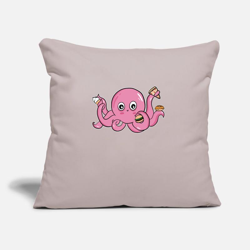 Octopus Ice Squid, restauration rapide multitâche Housse de coussin décorative 45 x 45 cm
