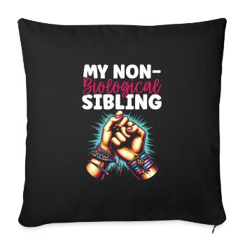 Bestfriend Bff Best Friend Forever - Sofa pillowcase 17,3'' x 17,3'' (45 x 45 cm) - black - Front