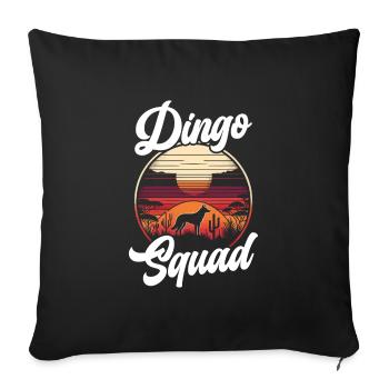 Dingo-liebhaber Westaustralien-tier-hundedingos - Sofakissenbezug 45 x 45 cm - Schwarz - Vorne
