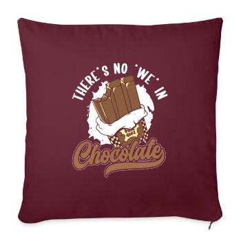 I love - Sofa pillowcase 17,3'' x 17,3'' (45 x 45 cm) - burgundy - Front
