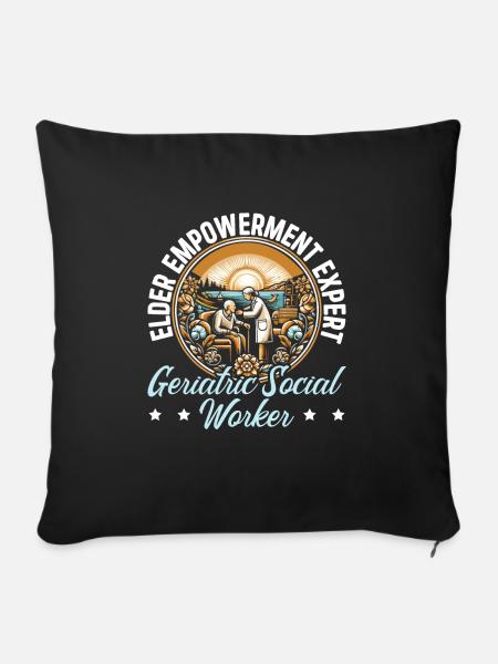 Sozialarbeiter Beruf Beruf Sozial - Sofakissenbezug 45 x 45 cm - Schwarz