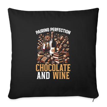 J’adore - Housse de coussin décorative 45 x 45 cm - noir - Devant