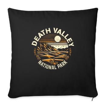 Death Valley National Park Outdoor Tours Usa - Sofa pillowcase 17,3'' x 17,3'' (45 x 45 cm) - black - Front