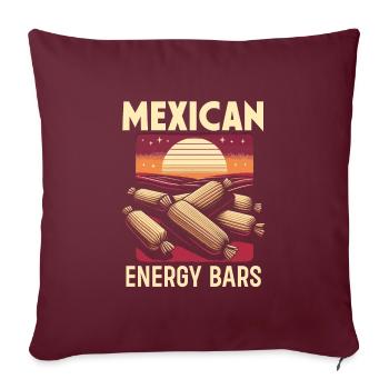 Tamales mexicains - Housse de coussin décorative 45 x 45 cm - bordeaux - Devant
