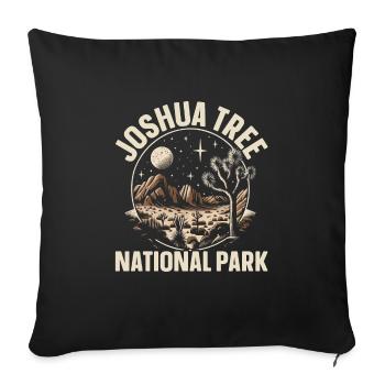 Joshua Tree National Park Outdoor-reisen Usa - Sofakissenbezug 45 x 45 cm - Schwarz - Vorne