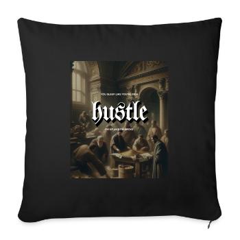 Hustle Renaissance Painting Men Count Gold - Sofa pillowcase 17,3'' x 17,3'' (45 x 45 cm) - black - Front