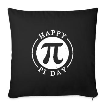 Bonne journée Pi - Housse de coussin décorative 45 x 45 cm - noir - Devant