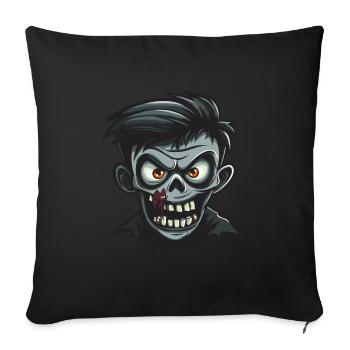 Zombie Halloween Comic - Sofakissenbezug 45 x 45 cm - Schwarz - Vorne
