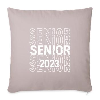 Senior 2023 - Sofa pillowcase 17,3'' x 17,3'' (45 x 45 cm) - light taupe - Front