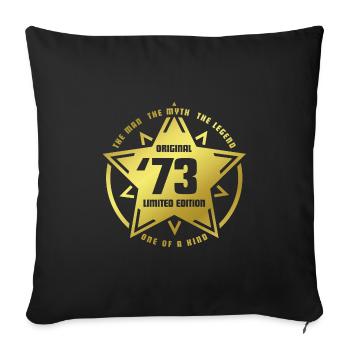 Star Original 73 - Sofa pillowcase 17,3'' x 17,3'' (45 x 45 cm) - black - Front